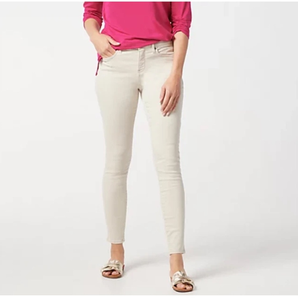 NWT NYDJ - Ami Skinny‎ Legging Jeans Raw Hem - Feather Size 14